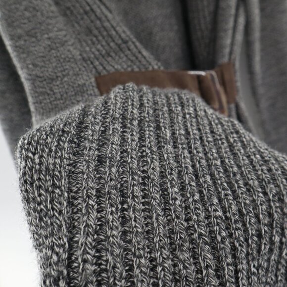 Soft Surroundings Wool Knit Cardigan Womens S Gray Fall Boho Bohemian Layering - Picture 7 of 10